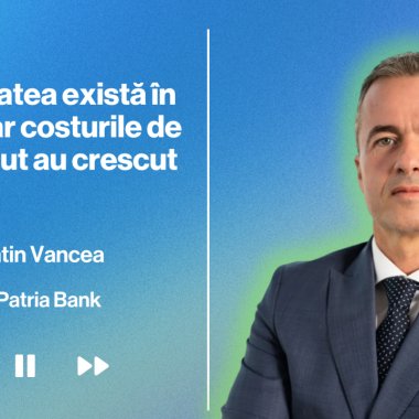 <span class="title-highlight">Valentin Vancea, Patria Bank</span>: "Oportunități de finanțare, deși costul lichidității pentru afaceri a crescut"