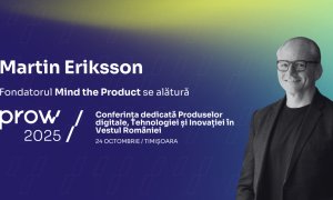 Conferința de produs Prow Conference are loc pe 24 octombrie la Timișoara | Fondatorul Mind the Product printre speakeri