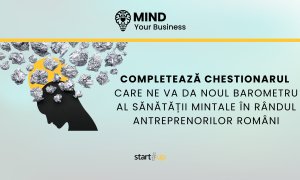 Completează chestionarul Mind your Business: cum stau antreprenorii români cu wellbeing-ul mintal?