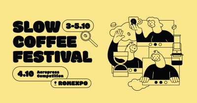Slow Coffee Festival așteaptă peste 50.000 de iubitori de cafea la ediția din 2025