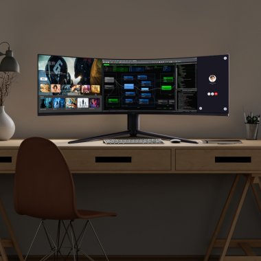 Monitorul de gaming cu o diagonală de aproape un metru jumătate