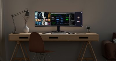 Monitorul de gaming cu o diagonală de aproape un metru jumătate