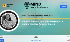 Speaker la Mind your Business 2025: Camelia Petrescu, agenția de research Unlock