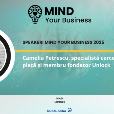 Speaker la Mind your Business 2025: Camelia Petrescu, agenția de research Unlock