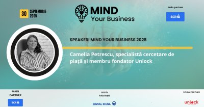 Speaker la Mind your Business 2025: Camelia Petrescu, agenția de research Unlock