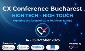 Viitorul Customer Experience se scrie la București. CX Conference 2025 reunește lideri globali și studii cheie, prezentate în premieră.