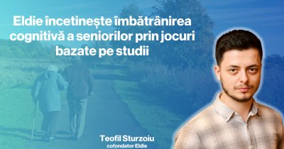 Eldie, startup-ul care ajută seniorii să-și păstreze mintea tânără