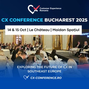 „AI poate îmbunătăți experiența clienților doar dacă îi lasă pe oameni să fie… oameni” - CX Conference