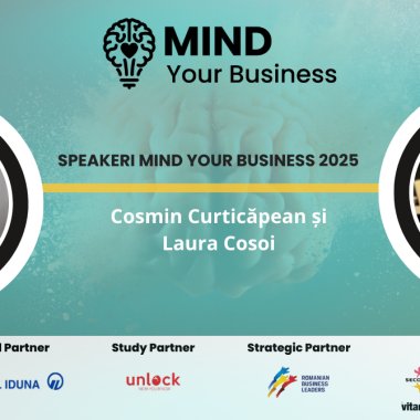 Cosmin Curticăpean și Laura Cosoi vin la Mind your Business