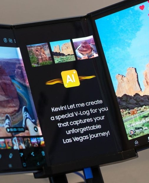 Samsung va lansa în curând telefonul pliabil cu 3 ecrane și ochelarii cu AI