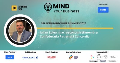 Macroeconomistul Iulian Lolea vine la Mind your Business