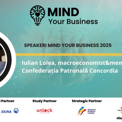 Macroeconomistul Iulian Lolea vine la Mind your Business