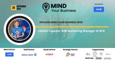 Speaker la Mind your Business 2025: Cătălin Lupoaie, B2B Marketing Manager la BCR