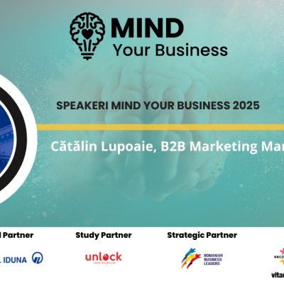 Speaker la Mind your Business 2025: Cătălin Lupoaie, B2B Marketing Manager la BCR
