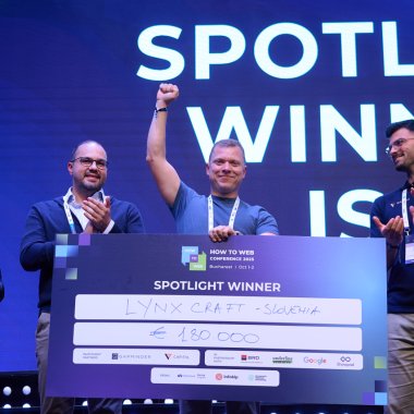 O echipă din Slovenia câștigă programul Spotlight pentru startup-uri din cadrul How to Web 2025