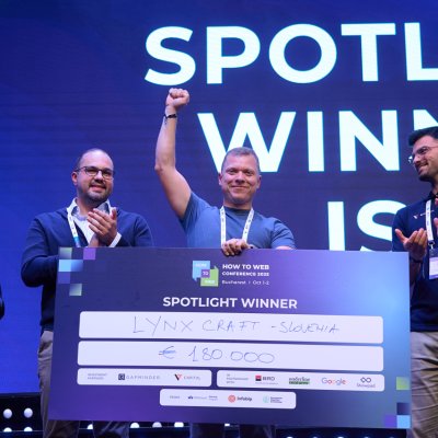 O echipă din Slovenia câștigă programul Spotlight pentru startup-uri din cadrul How to Web 2025