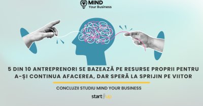 5 din 10 antreprenori se bazează pe resurse proprii pentru a-și continua afacerea, dar speră la sprijin pe viitor
