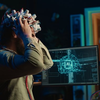 Cum un implant AI permite unui bărbat paralizat să simtă prin mâna altei persoane