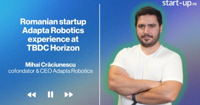 Adapta Robotics în acceleratorul TBDC Horizon: ”e impresionant să vezi cum sprijină guvernul ecosistemul de startup-uri”