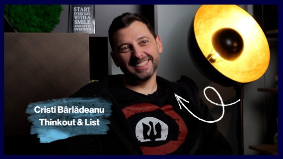 Cristi Bârlădeanu, Thinkout | De la servicii la produs IT cu 90% feedback negativ în primul an