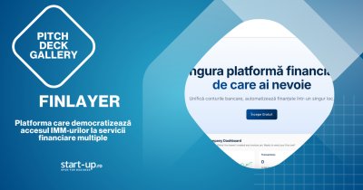Startup Pitch | Finlayer, platforma care democratizează accesul IMM-urilor la servicii financiare multiple