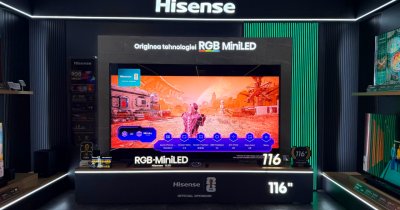 Cel mai mare televizor MiniLED din lume, disponibil în România