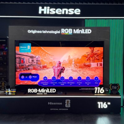 Cel mai mare televizor MiniLED din lume, disponibil în România