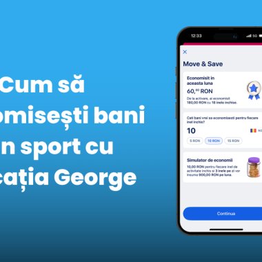 Move & Save: cum să economisești bani prin sport cu aplicația George