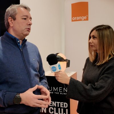 Parteneriat Orange–.lumen: ochelari inteligenți pentru nevăzători, prin Tech Assist