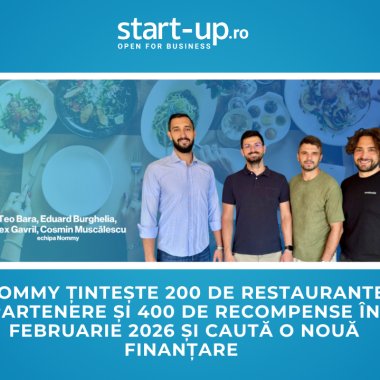Nommy țintește 200 de restaurante partenere și 400 de recompense în februarie 2026 și caută o nouă finanțare