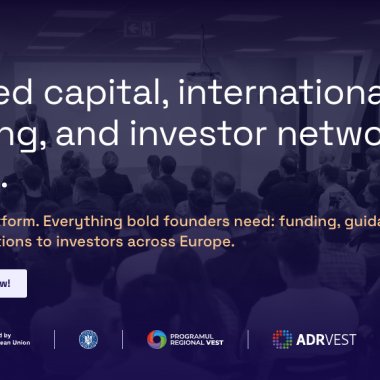 Aplică la acceleratorul Vest Ventures cu startup-ul tău