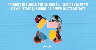 Prioritățile angajaților români: siguranța peste flexibilitate și biroul ca reper de stabilitate