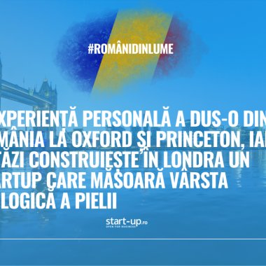 A studiat la Oxford și Princeton, iar astăzi construiește în Londra un startup biotech care măsoară vârsta biologică a pielii | Români din lume