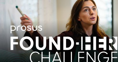 Programul Prosus Found-HER Challenge: înscrieri deschise pentru premii de 100.000 de euro