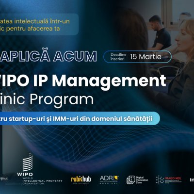 Rubik Hub și WIPO: program dedicat startup-urilor din domeniul sănătății. Înscrieri deschise