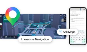 Google Maps primește funcții AI: Ask Maps pentru întrebări complexe și navigație 3D