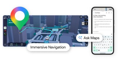 Google Maps primește funcții AI: Ask Maps pentru întrebări complexe și navigație 3D