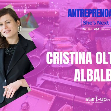 Antreprenoarele She’s Next | Cristina Olteanu: ”simt că mă pregătesc pentru o nouă etapă în antreprenoriat”