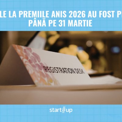 Înscrierile la Premiile ANIS 2026 au fost prelungite. Companiile și startup-urile tech mai au timp până pe 31 martie să se înscrie