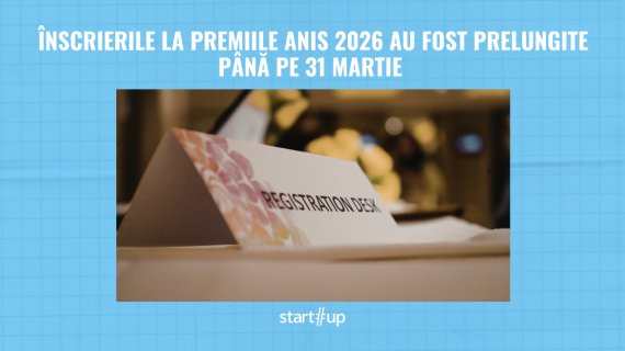 Înscrierile la Premiile ANIS 2026 au fost prelungite. Companiile și startup-urile tech mai au timp până pe 31 martie să se înscrie