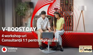 Vodafone Business și Stup dedică antreprenorilor o zi pentru transformare digitală: V-Boost Day
