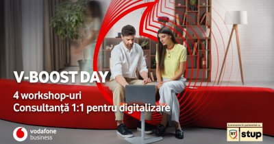 Vodafone Business și Stup dedică antreprenorilor o zi pentru transformare digitală: V-Boost Day