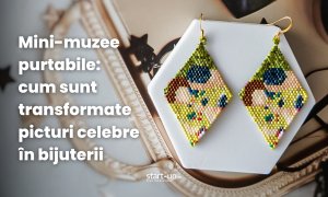 Cel mai mic muzeu din lume poate fi la urechea ta: cum sunt transformate picturi celebre în bijuterii