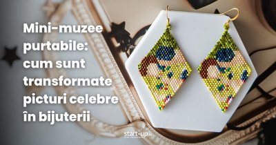 Cel mai mic muzeu din lume poate fi la urechea ta: cum sunt transformate picturi celebre în bijuterii