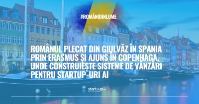 Românul plecat din Giulvăz în Spania prin Erasmus și ajuns în Copenhaga, unde construiește sisteme de vânzări pentru startup-uri AI | Români din lume