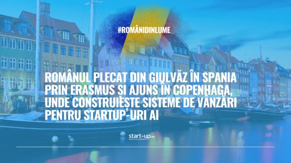 Românul plecat din Giulvăz în Spania prin Erasmus și ajuns în Copenhaga, unde construiește sisteme de vânzări pentru startup-uri AI | Români din lume