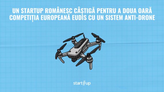 SkyHunter, care dezvoltă un sistem inteligent anti-drone, câștigă din nou competiția europeană EUDIS, organizată de ROTSA