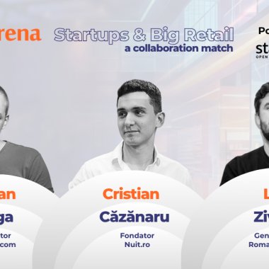 Panel start-up.ro la evenimentul retailArena: ce aduc startup-urile la masa marilor jucători