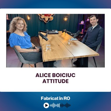 Podcast Fabricat în RO | Alice Boiciuc – Attitude | De la conducerea unei edituri mari la antreprenoriat în fitness