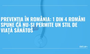 Prevenția în România: 1 din 4 români spune că nu-și permite un stil de viață sănătos